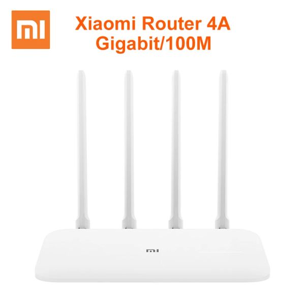 Trimmers xiaomi mi enrutador 4a gigabit versión 2.4ghz 5ghz wifi 1167mbps wifi repetidor 128mb ddr3 alta ganancia 4 antenas extensor de red