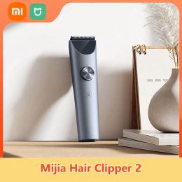 Trimmers Xiaomi Mijia Hair Clipper 2 Trimmer de cheveux Machine à barbe professionnelle IPX7 Machine de coupe de cheveux sans fil imperméable Mijia Clipper 2