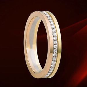 Charms de anillo Trinity para mujer, diseñador, pareja, tamaño 5-11, para hombre, diamante, calidad T0P, chapado en oro de 18 quilates, regalo de estilo clásico de lujo más alto para novia con caja 004