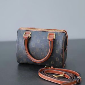 TRIOMPHE CANVAS Boston designer pochette mini pochettes Luxe celins fourre-tout miroir qualité sac à main pochette en cuir véritable homme femme sac à bandoulière