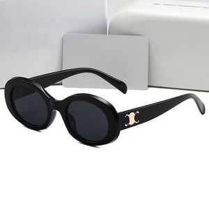 Triomphes Lunettes de soleil Lunettes de soleil Designer pour femmes hommes CEL FEMME FEMME MAN GRANDE CADRE OVAU