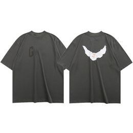 Tripartite Dove T-shirts pour hommes Designer Kanyes Wests Fashion Co T-shirts surdimensionnés pour hommes Polos Colombes de la paix Imprimé Hommes et femmes Yzys Pull Vêtements
