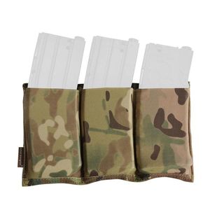 Triple M4 Mag bolsa multifunción bolsas tácticas Molle recarga rápida revista bolsa para Airsoft Wargame Gear Painball Hunting6361241j