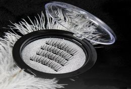 Triple aimant pour cils 3D Faux magnétiques cils naturels faits à la main 3 faux cils des cils pour les yeux accessoires de maquillage de beauté 9286327