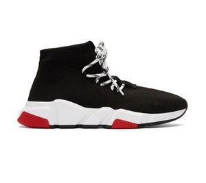 Triple S 2.0 Chaussettes tricotées Chaussures Mesh Speed Trainer High Race Runners Hommes et femmes Designer Sneakers Plate-forme avec lacets Entraîneurs occasionnels avec taille de boîte 35-45