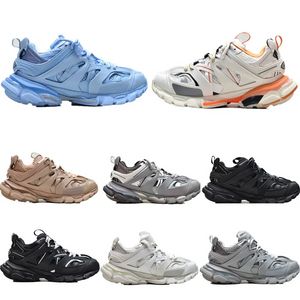 Triple S Casual Schoenen pantoffel Chunky Heren Sneaker Runner Blauw Ijsgrijs Trainer Lime Metallic Zilver Pastel Fluo Groen Papa Schoen Modeontwerper Chaussures