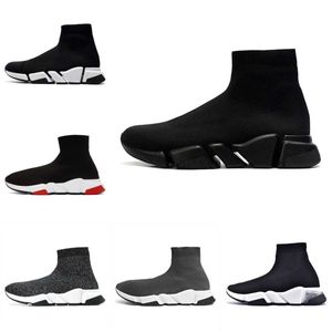 Speeds balenciagas Tripler 2.0 1.0 Chaussures Platform Blue Sneaker Hommes Femmes balencigas Paris Chaussettes Bottes blanches All Black Light Sliver Brown Ruby Graffiti Vintage