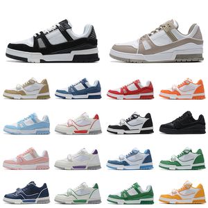 tripler Zwart wit designer heren hardloopschoenen sneakers Virgil Trainer reliëf Kalfsleer Abloh dhgate dames Platform flats Casual sneaker maat euro 45