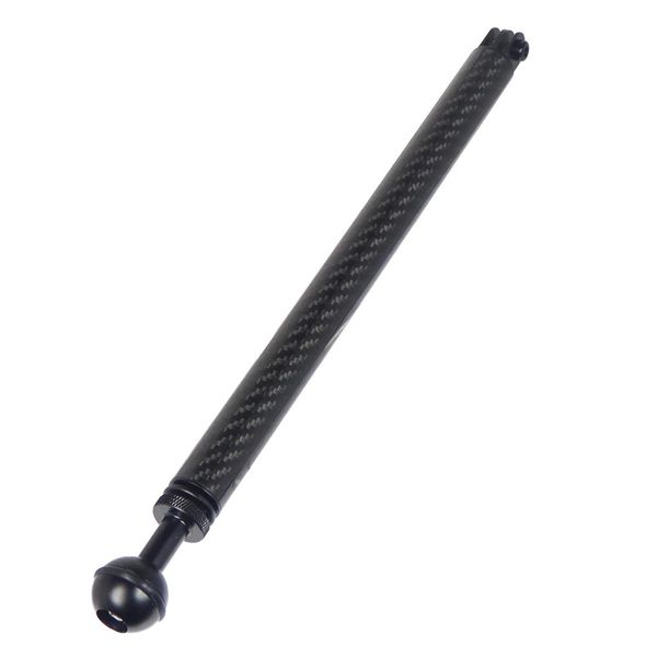 Trépieds 270mm bras d'extension selfie poignée trépied adaptateur tige en fibre de carbone pour GoPro pour Insta360 ONE X R pour OSMO Action