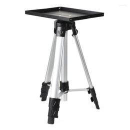 Trépieds Support pliable multifonction réglable Anti-dérapant Projecteur stable en aluminium Plateau portable Trépied Supports durables Loga22