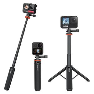 Trépieds en aluminium extensible, perche à Selfie, Mini Vlog Portable pour Gopro Hero 12 11 10 9 8 7 6 Osmo Action Insta 360 One R X3 231018