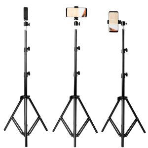 Tripods Aluminium statief voor iPhone 11 12 13 Pro Max Xiaomi Huawei Mobiele telefoon Live Photography Selfie voor Tik Tok Vlog Video Camera