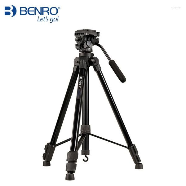 Trépieds Benro T980EX caméra Live Selfie trépied SLR Micro téléphone portable unique support d'instrument de mesure de la température