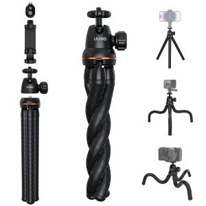 Tripods Camera Telefoon Statief staan Flexibel Octopus -statief met 360 Ball Head Phone Holder voor iPhone Samsung Canon Nikon Sony Camera's