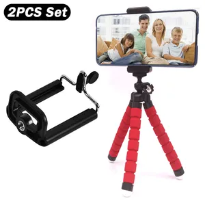 Statieven Camera Statief Stand Adapter Moblie Telefoonhouder Clip Beugel Mount Monopod Ondersteuning voor smartphone