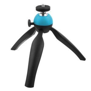 Statieven Compacte Vlogging Roterende Hoofd Video-opname voor DSRL Camera Handheld Easy Gebruik Handvat Grip Tabletop Universal Mini Tripod