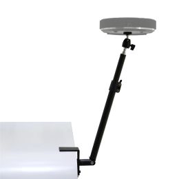 Trípodes Clip de escritorio Monitor de escritorio de trípode con accesorio de mesa de la cabeza de la pelota de 1/4 "Luz de anillo de anillo soporte ajustable Cámara DSLR DSLR