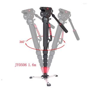 TRIPODS DHL PROGO JIEYANG JY0506 JY0506B Aluminium Alloy Monopod voor videocamera Statief Carry Bag Groothandel