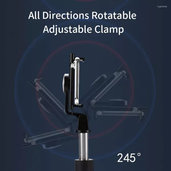 Trípodes Durable 2022 Trípode plegable Monopod Inalámbrico Bluetooth Selfie con control remoto de espejo para teléfono inteligente de moda