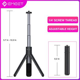 Statieven Emeet Draagbare Desktop/tafelblad Webcam Statief Professionele spiegelloze camera's Ministatief voor de meeste webcamera's/telefoons/gopro's