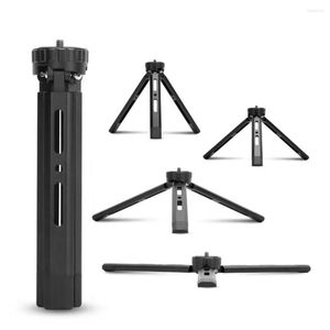 Trépieds Mini Trépied En Alliage D'aluminium Table De Bureau Portable Avec 1/4 Vis Pour Gimbal DSLR Caméras Webcam