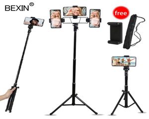 Trépieds Thite Tripod Phone Sant Po Live Broadcast Smartphone Support Mount Adaptateur pour Android8005912