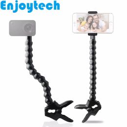 Trípodes Nuevos soportes de monte de monopolio de pulpo flexible para gopro hero sjcam dji somo cámaras selfie stick with tither para teléfonos móviles