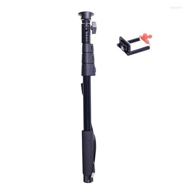 Trípodes Estabilizador para exteriores Portátil con cámara de liberación rápida Monopod Viaje de aleación de aluminio universal para Selfie Extensión antideslizante