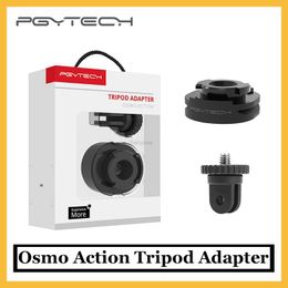 Statieven PGYTECH Osmo Action Statiefadapter met 1/4 Schroef voor DJI Osmo Action voor GoPro Sport Camera Accessoires op voorraad origineel