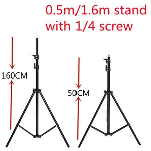 TRIPODS POGRAFISCHE LICHTSTANDSTAND Vullampje Verstelbaar statief voor 1/4 schroefkop Ring Lamp Softbox Ringlight Professional Loga22