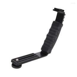 TRIPODS PRAKTISCHE FLASH CAMERA GRIP L BACKET HOLDER SCHOON MOUNT DSLR POGRAGRAAF MET 2 STANDAARD SODE UNIVERSALTRIPODS