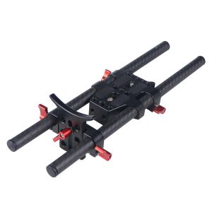Tripods Quick Release Base Plate Kit met 15 mm Dual Rod System voor Sony A7C /Panasonic GH5S /Fuji XT4 Tripod Photographiy