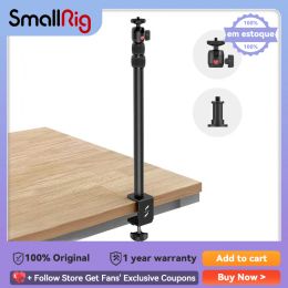 Trépieds Smallrig Camera Desk Mount Table Stand avec 1/4 "Ball Head13" 35.4 "Stand de table lumineux réglable Pince de table pour la caméra DSL 3488