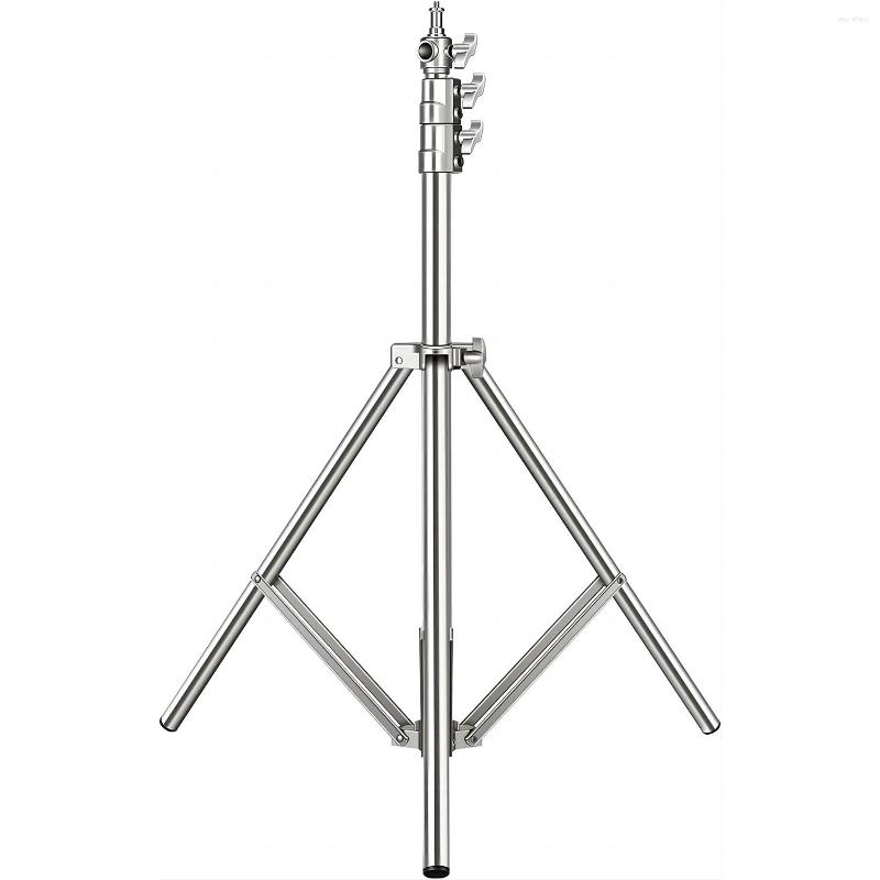 Tripodi in acciaio inossidabile Light Duty Light Stand Pography Studio Video Stands Stands Tripode cusciato a molla da 2,8 m