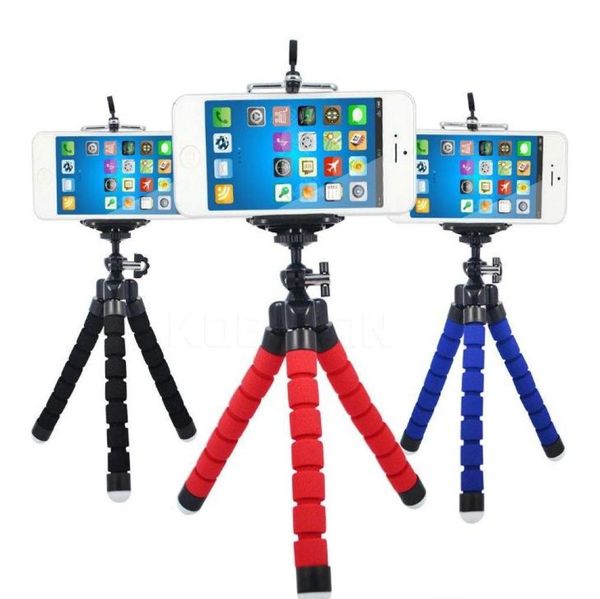 Statieven statief voor telefoon Mobiele camera houder Clip smartphone monopod pens stand octopus mini statief stativ voor telefoon5598241