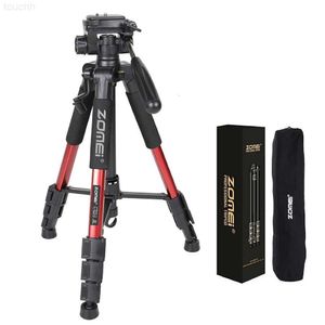 Tripods Tripods ZOMEI Q111 Professional Portable Travel Aluminum Camera Pan Head for SLR DSLR Digital color 230113 L230912