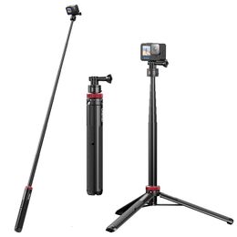 Tripods Ulanzi Go Quick II 1,4 m Uitbreidbaar statief voor GoPro Hero 111098765 Insta360 Magnetic Quick Release Tripod Accessories 230419