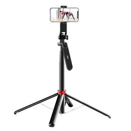 Trépieds Ulanzi MA09 Bluetooth télécommande Selfie bâton trépied avec support Gopro 1/4 ''vis GoPro support de téléphone pour diffusion en direct Vlog