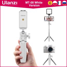 Trépieds ulanzi mt08 smr caméra smartphone vlog trépied mini trépied portable avec support de téléphone à chaussures froids pour iPhone Android