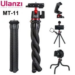 Trépieds Ulanzi MT11 Trépied flexible pour téléphone dslr caméra dslr avec télécommande mini-jambes Octopus pour iPhone 13 14 Pro MAX HOSTER