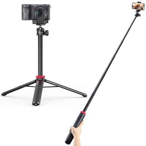 Trépieds Ulanzi MT44 57,6 pouces STANDE TRIPOD EN LIVEBROAD DE LIVEBROAD AVEC LE MONT PROPRIT POUR LE MONTRE POUR DSLR SLR CAMER