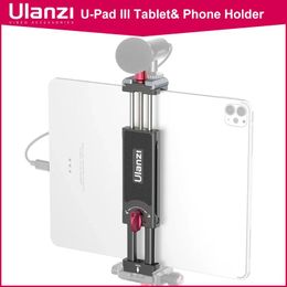 Trépieds Ulanzi Upad Iii support de support de téléphone universel en métal pour tablette support de support de clip support de trépied compatible avec tablette de 9 pouces pour Ipad