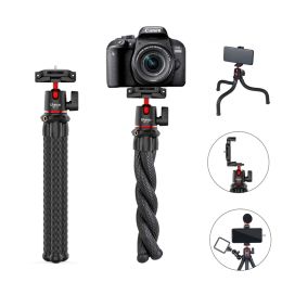 Trépieds Vijim Ulanzi MT11 Trépied de poulpe flexible pour téléphone DSLR Vlog portable 2in1 Design Selfie Stick Trépied avec support de téléphone