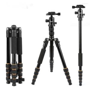 Tripods Zomei-q666 Portable Tripod Is Suitable For Professional Travel Camera Aluminum Monopod And Digital SLR Loga22