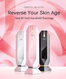 Tripollar Stop RF Facial Beauty Tool Collageen Activering Anti veroudering Wrinkle Remover Face Lift Smart Temp Detectieapparaat