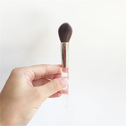 TrishMcEvoy Brush 48 Sculpt Blend Face Brush - Soft Goat Hair Tapered Highlighter Cheek Blending Brush - Beauty Makeup Applicator Tools R BL