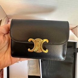 Sac arc de triomphe Arch Card Bag Cuir véritable Certificat avancé Haute valeur esthétique Minimaliste Petit et luxueux Léger Mince Multi fonctionnel Zero Wallet