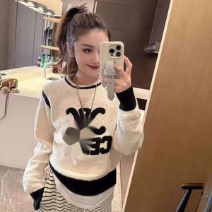 Triumphal Arch Knitwear Designer Céliène Top Quality Quality Luxury Fashion NOUVEAU LETTRES brodées Pulllate en tricot Pull