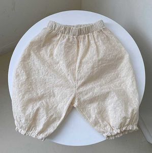 Pantalons 2023 bébés filles pantalons en dentelle été Cototn doux Babys