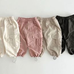 Broeken 2024 Herfst Ins-stijlbroeken voor kinderen, meisjes en jongens, losse mode-algehele broek voor baby's